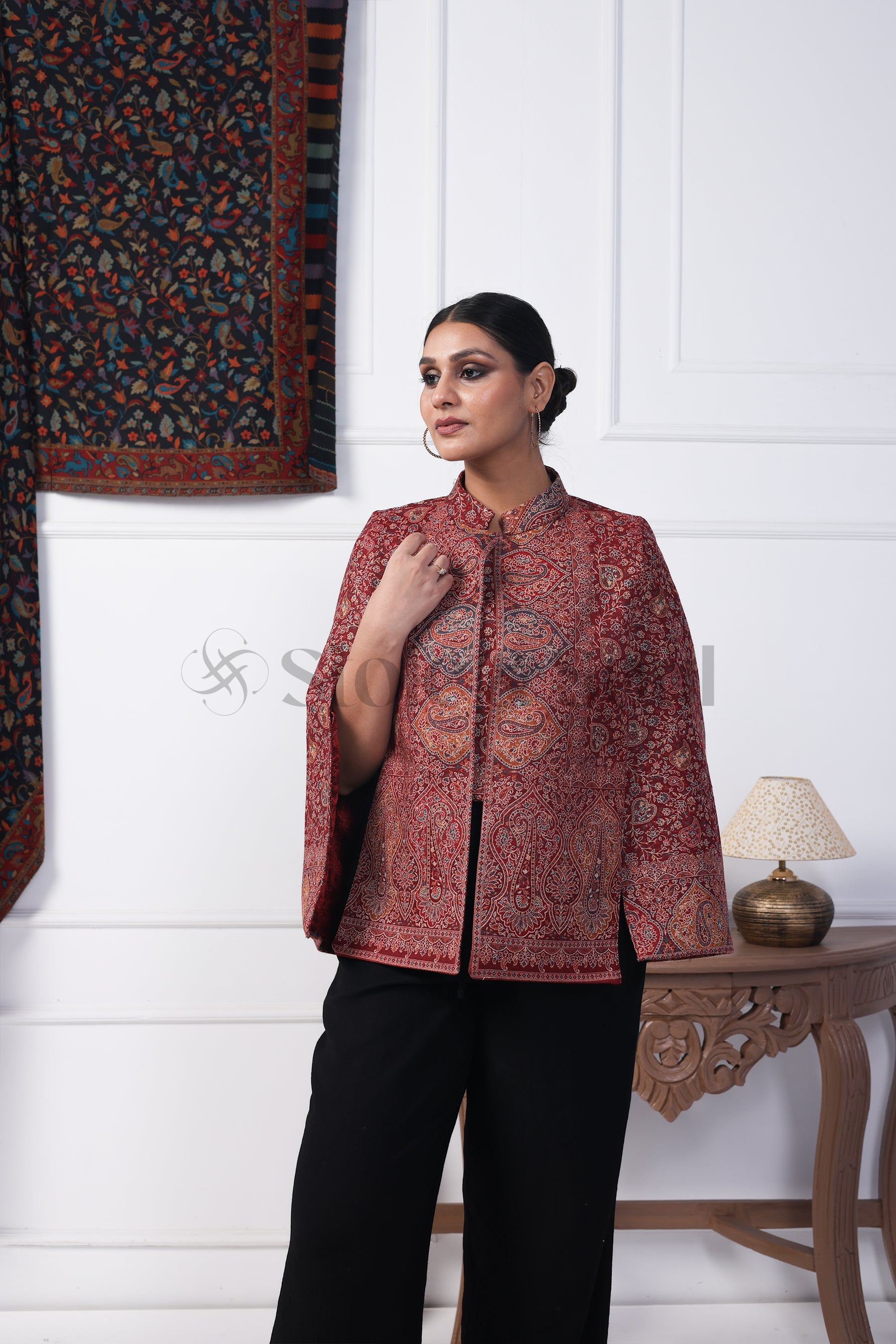 Royal Kashmiri Paisley Cape