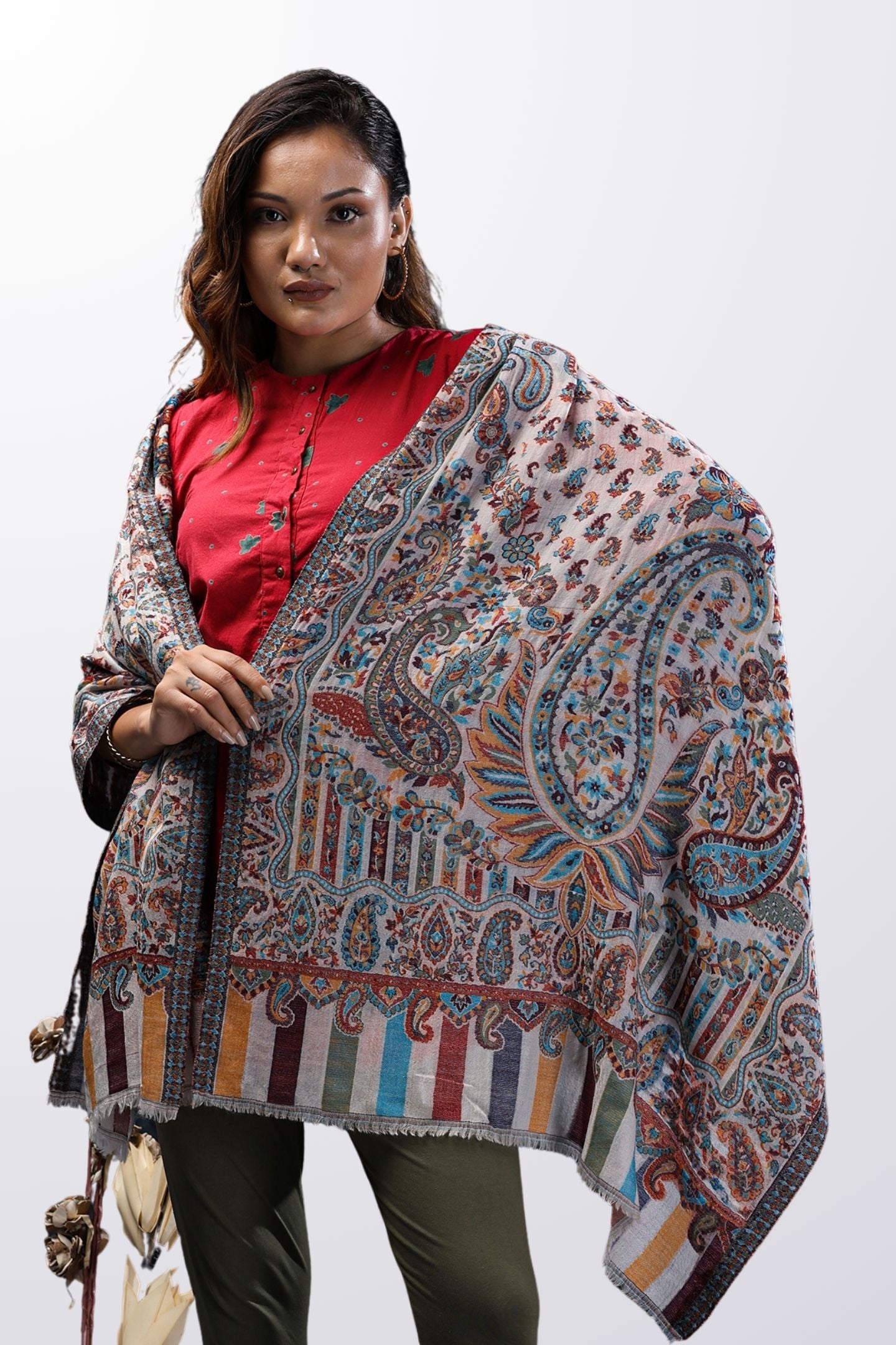 Kashmiri Loom Luxury Stole